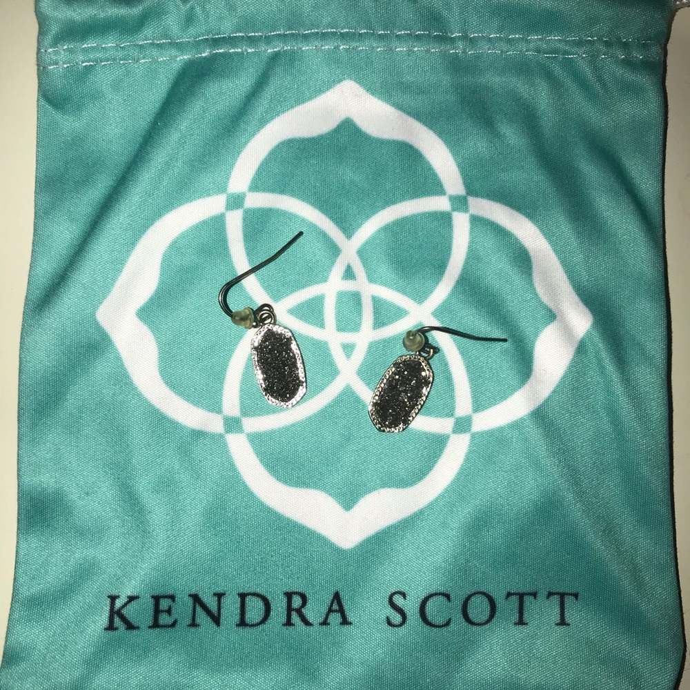 LIKE NEW Kendra Scott Drusy Dangle Earrings!